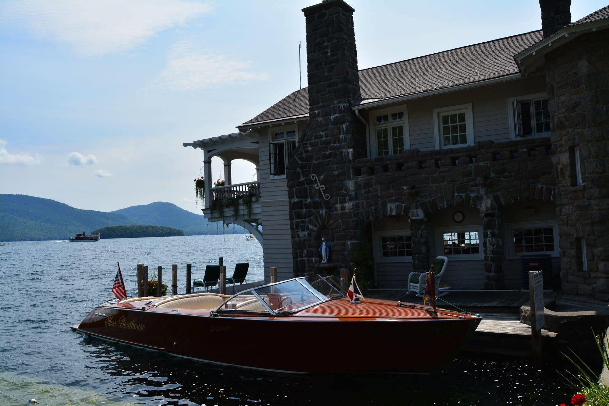 Lake George Boathouse Waterfront Lodging Bolton Landing Dış mekan fotoğraf